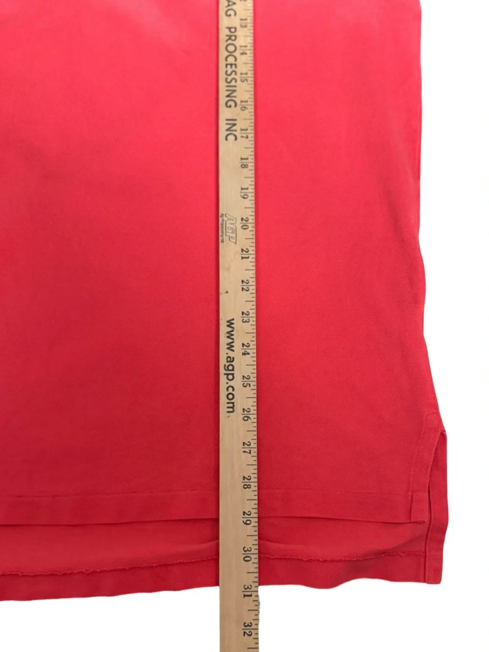 Polo Ralph Lauren Men’s Large Red Coral Cotton Pony Logo Preppy Golf Polo Shirt